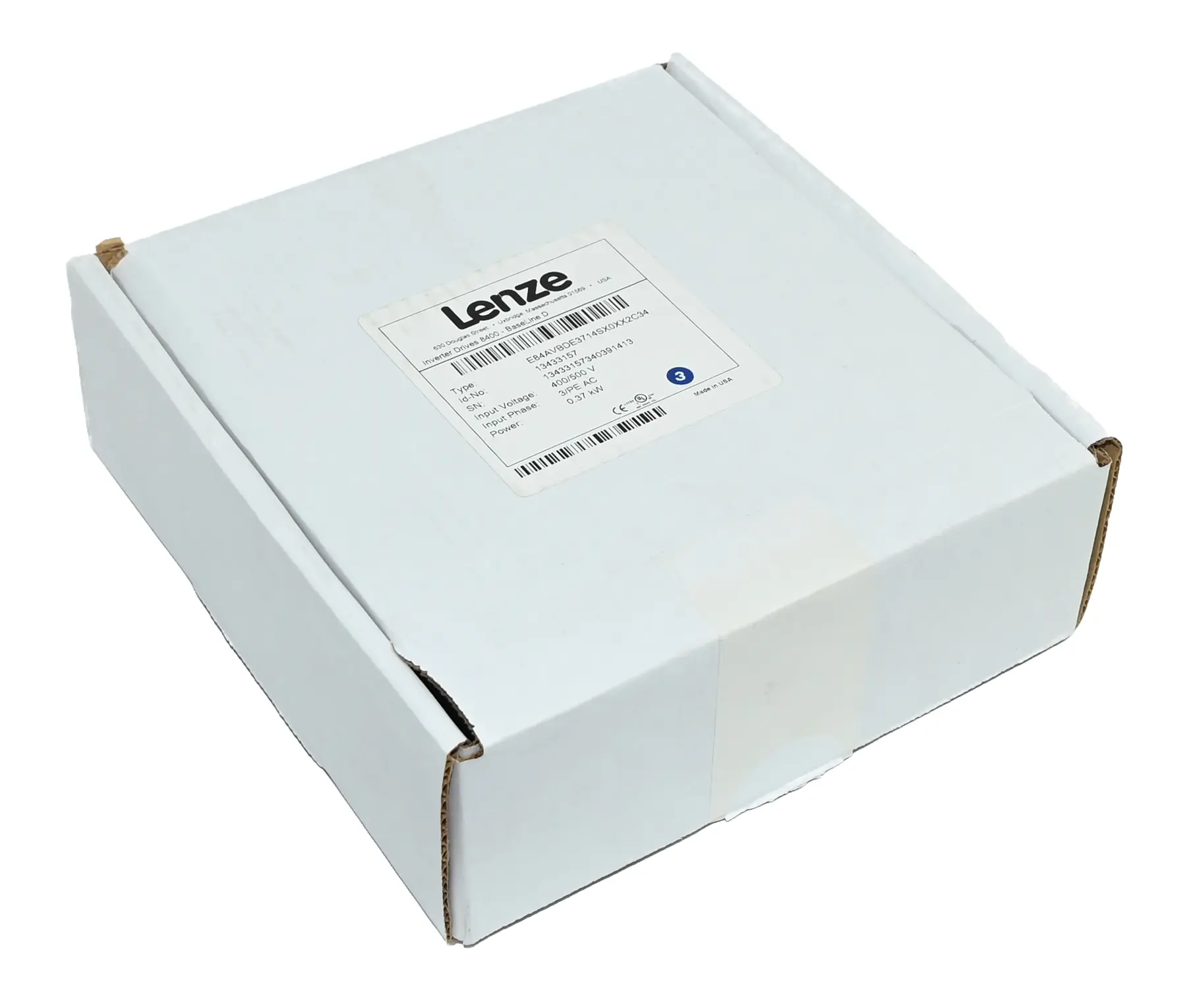 Produktfoto 1 von Lenze E84AVBDE3714SX0XX2C34 13433157 Inverter Drive 8400 BaseLine D 0.37kW New