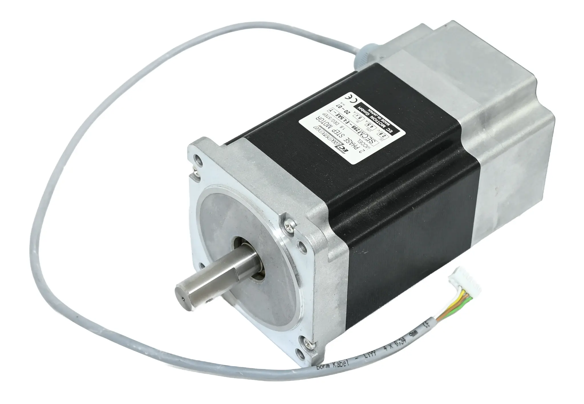 Produktfoto 1 von EC Motion SECM 299-E4.5AE-T 2 Phase Step Motor