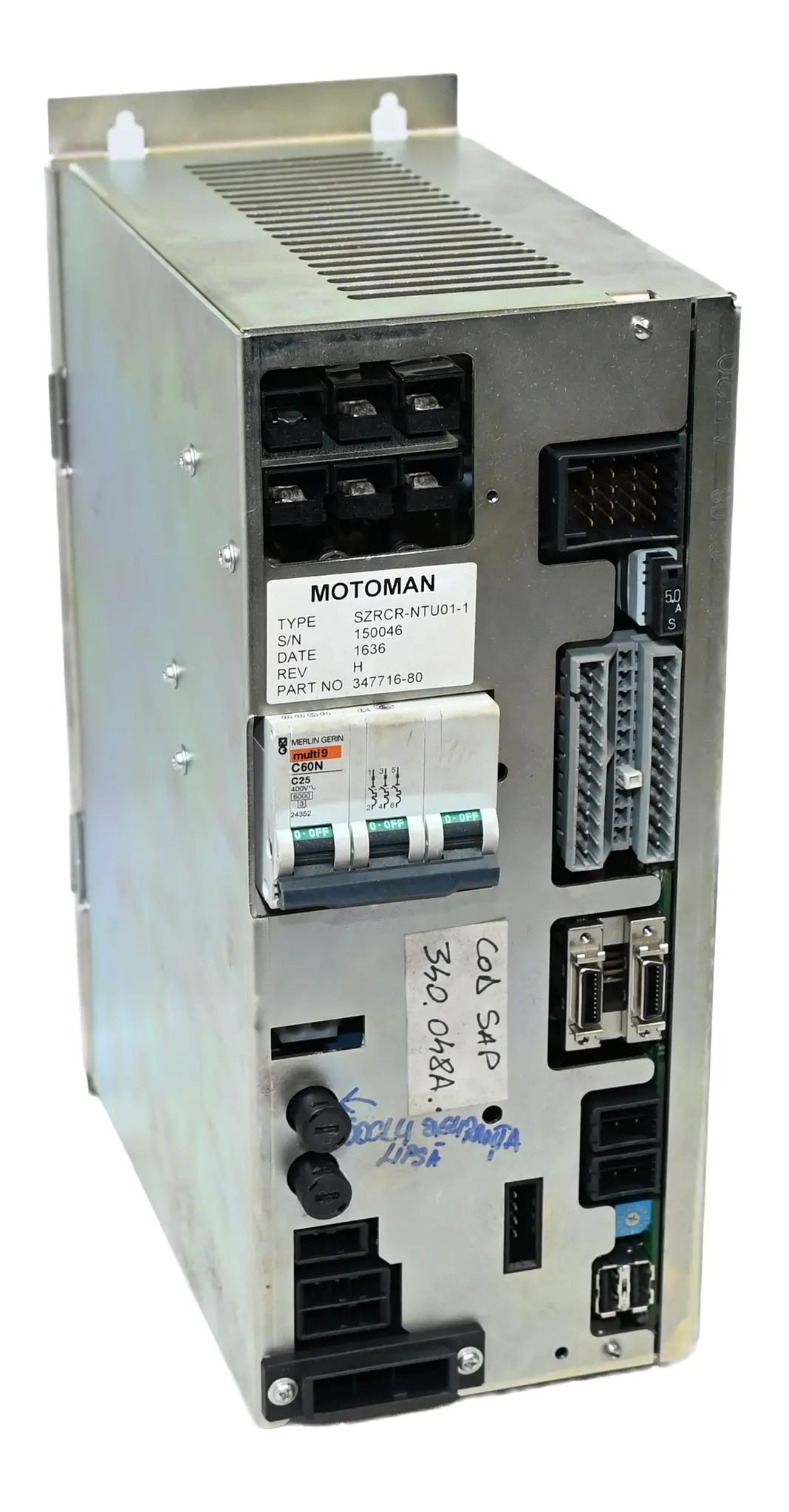Produktfoto 1 von Yaskawa SZRCR-NTU01-1 Motoman 347716-80 Servo Drive