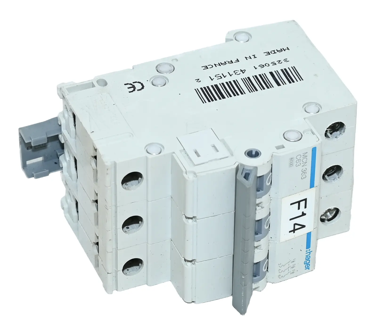 hager MCN 363 MCN363 Circuit Breaker C63