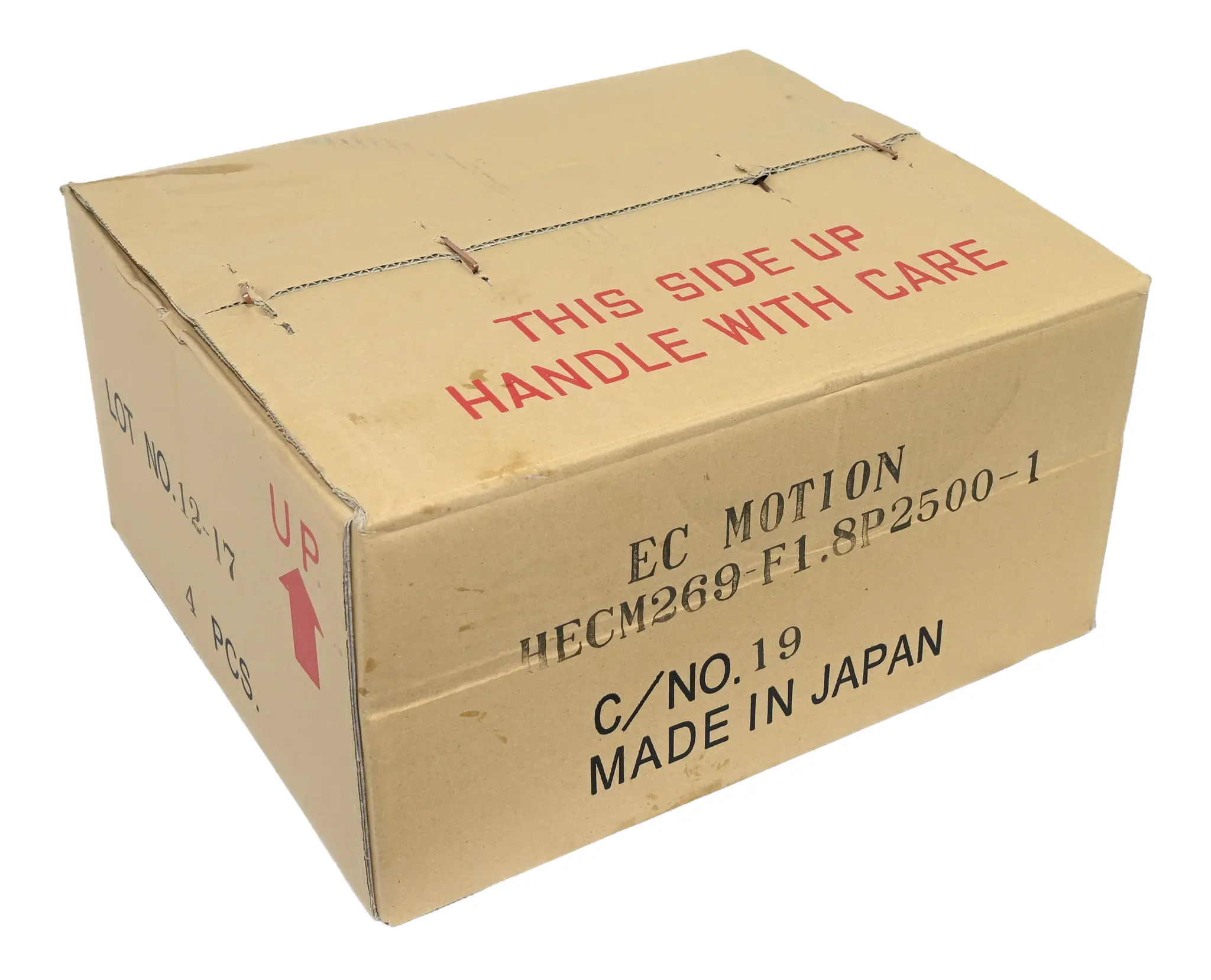 Produktfoto 1 von EC Motion 4x HECM269-F1.8P2500-1 2 Phase Step Motor New sealed