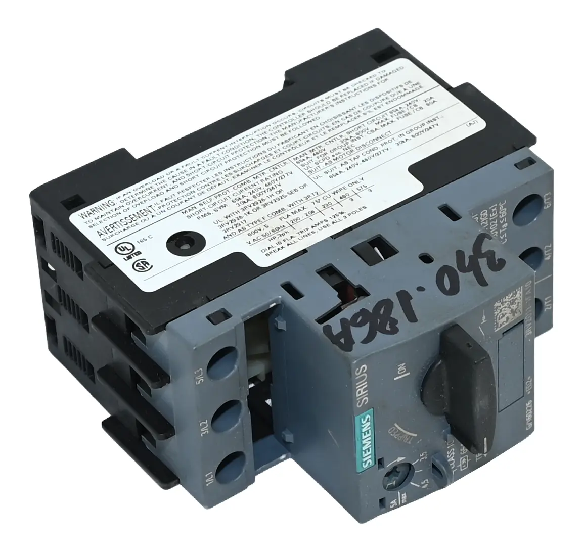 Produktfoto 1 von Siemens 3RV2011-1FA10 Sirius 3RV2 011-1FA10 Circuit Breaker