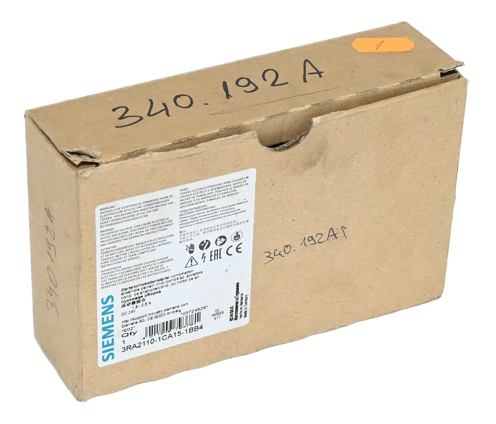 Produktfoto 1 von Siemens 3RA2110-1CA15-1BB4 Sirius 3RA2 110-1CA15-1BB4 Starter Combination New