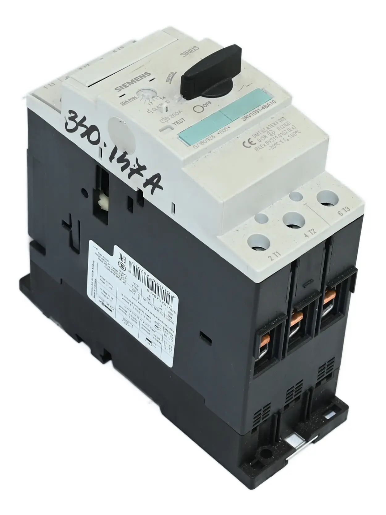 Produktfoto 1 von Siemens 3RV1031-4BA10 Sirius 3RV1 031-4BA10 Circuit Breaker