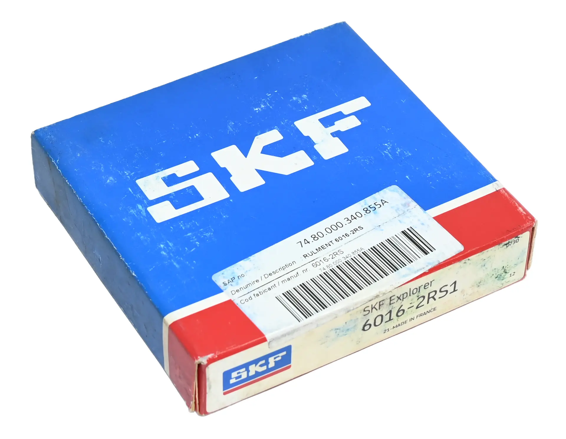 Produktfoto 1 von SKF Explorer 6016-2RS1 Deep Groove Ball Bearing New