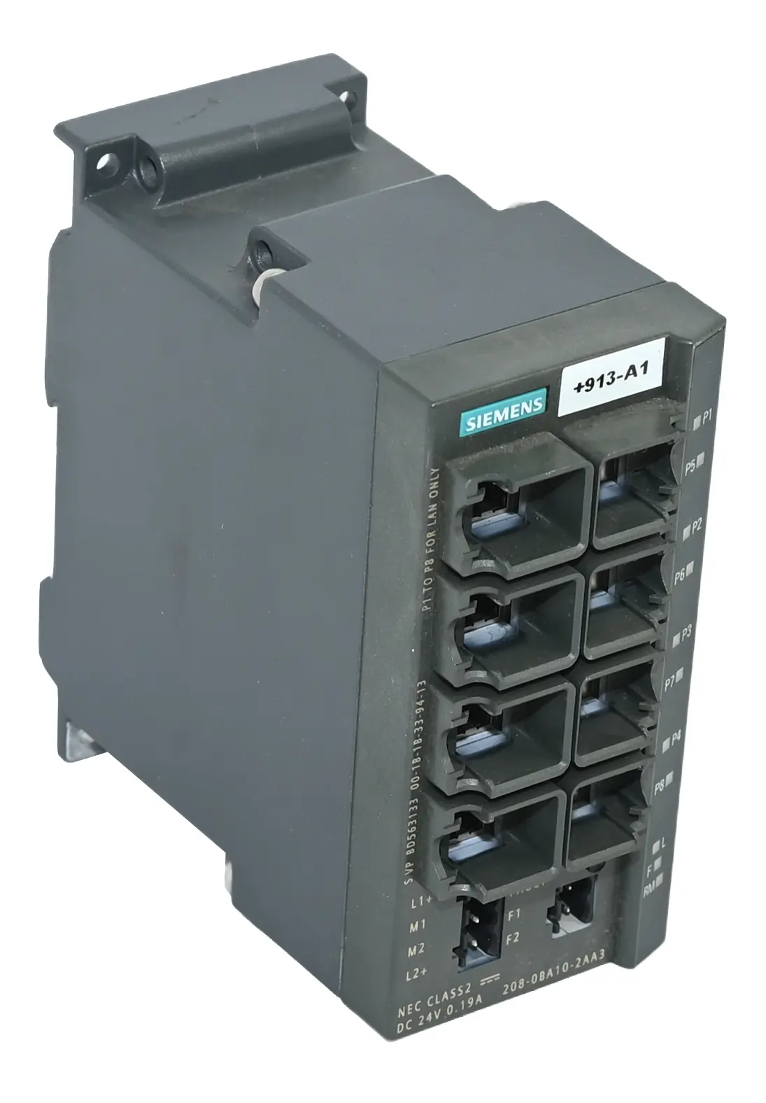 Produktfoto 1 von Siemens 6GK5208-0BA10-2AA3 Scalance 6GK5 208-0BA10-2AA3 Ethernet Switch