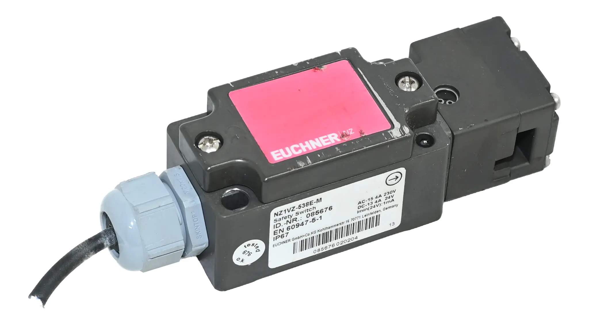 Produktfoto 1 von Euchner NZ1VZ-538E-M 085676 Safety Switch