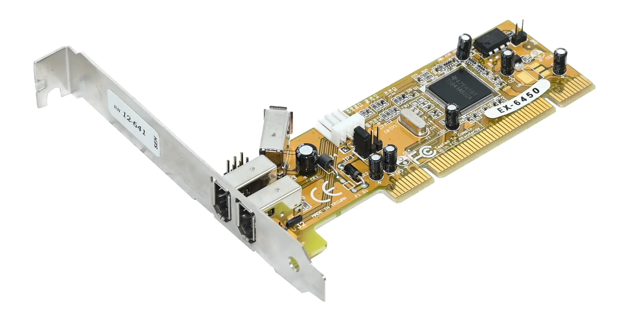 Produktfoto 1 von Exsys EX-6450 FireWire IEEE 1394A PCI Card