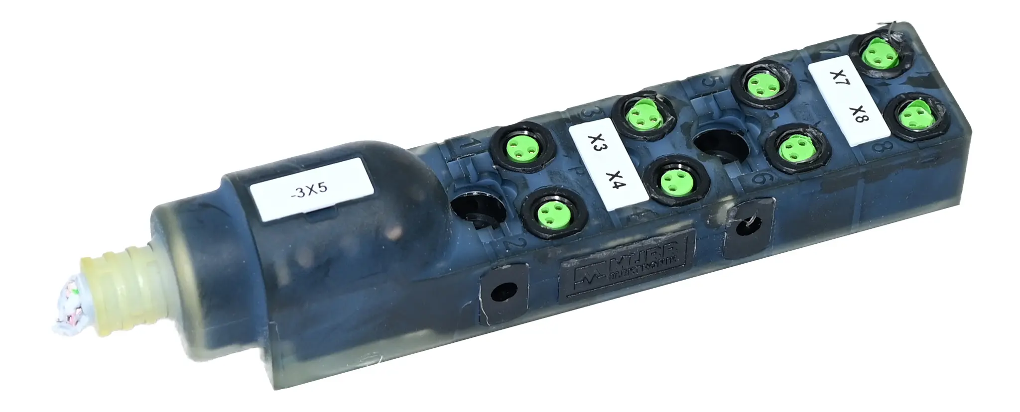 Produktfoto 1 von Murr Elektronik 8000-88010-3590500 Exact8 Sensor Junction Block