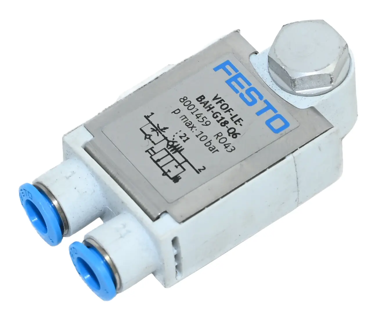 Produktfoto 1 von Festo VFOF-LE-BAH-G18-Q6 8001459 One-way Flow Control Valve