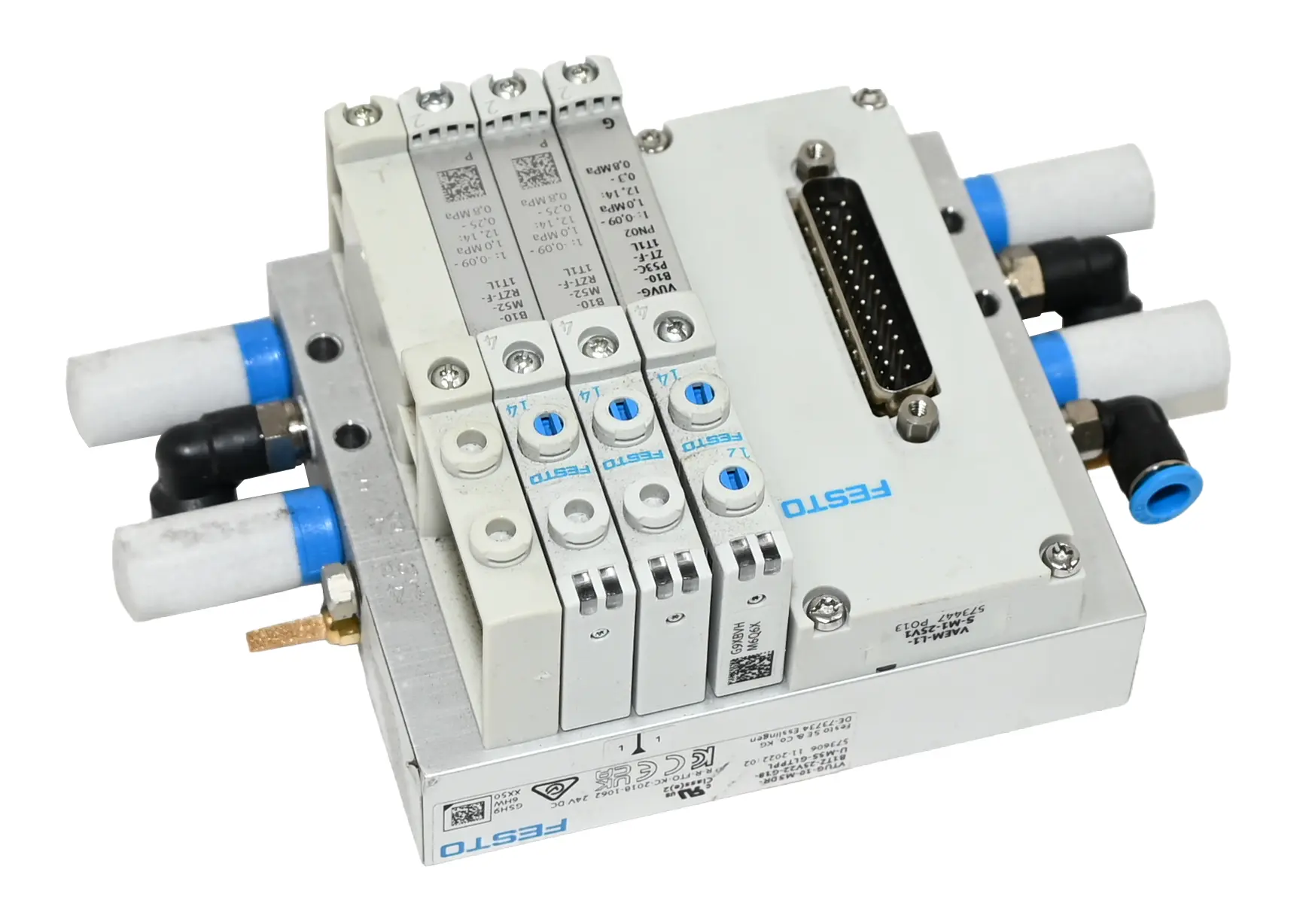 Produktfoto 1 von Festo 573606 VTUG-10-MSDR-B1TZ-25V22-G18-U-M5S-GLTPPL Valve Terminal