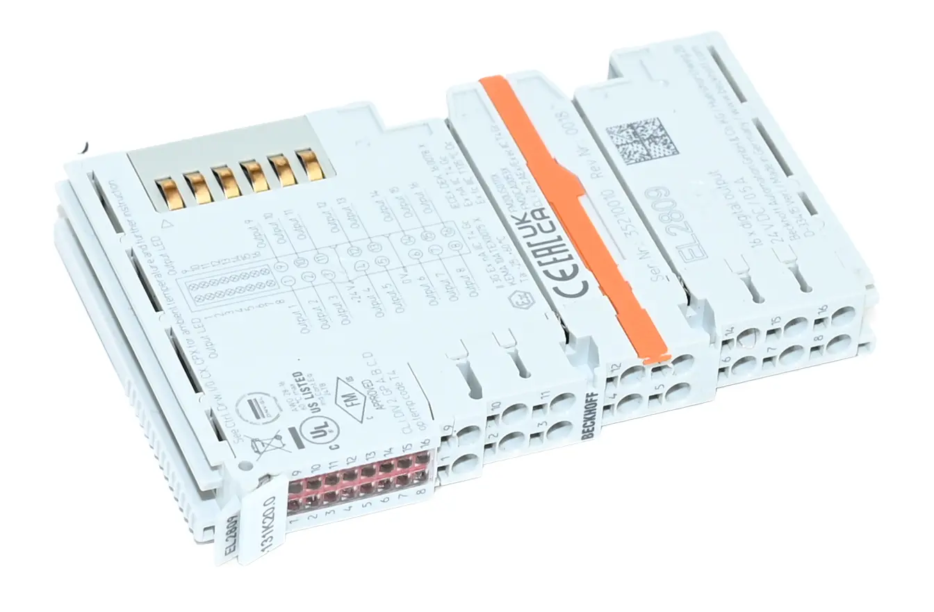 Produktfoto 1 von Beckhoff EL2809 16-Channel Digital Output EtherCAT Terminal
