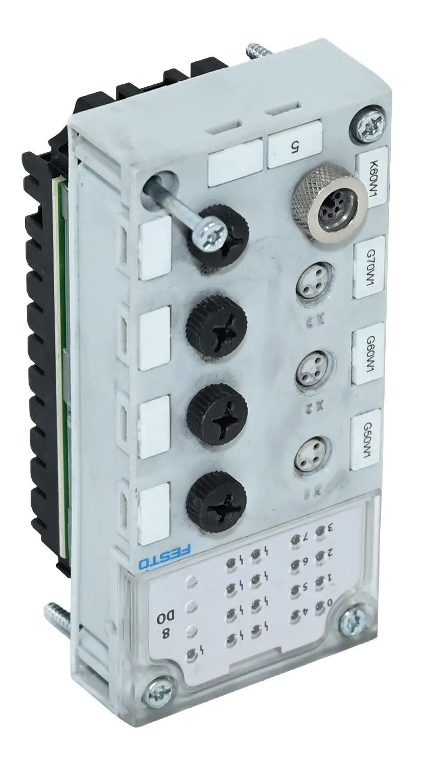 Produktfoto 1 von Festo CPX-AB-8-M8-3POL 195706 Manifold Block