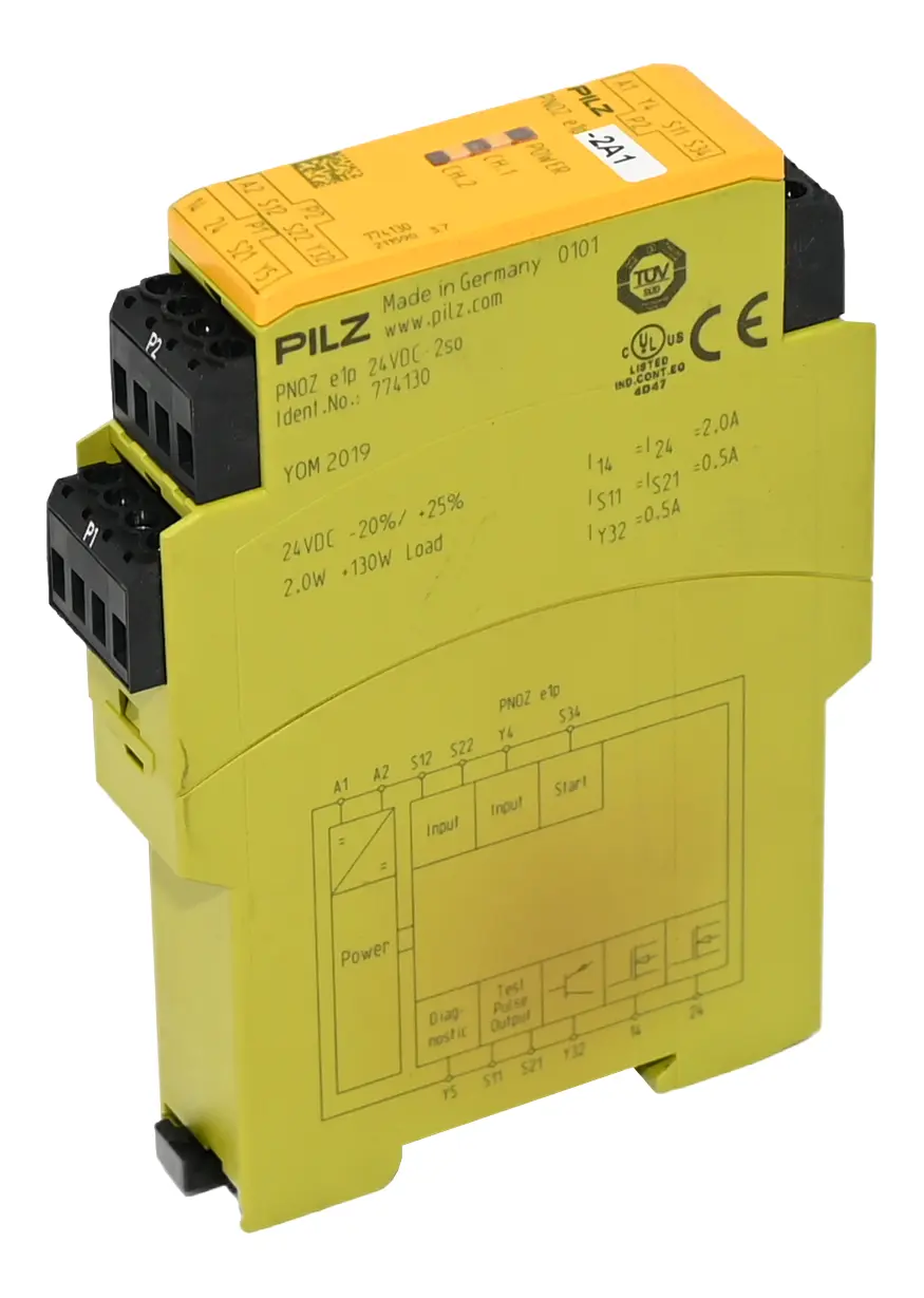 Produktfoto 1 von Pilz PN0Z e1p 24VDC 2so 774130 Safety Relay