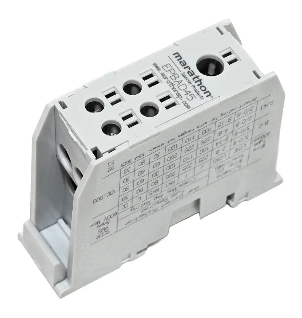Produktfoto 1 von Marathon EPBAD45 Panel Mount Barrier Terminal Block New