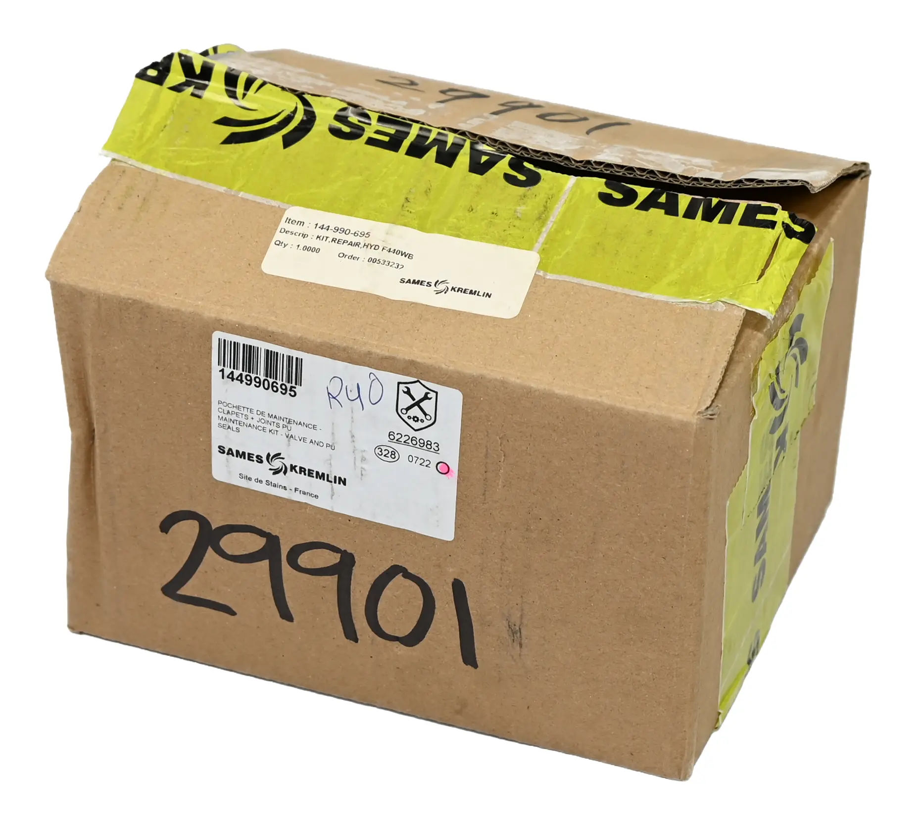 Produktfoto 1 von Sames Kremlin 144-990-695 Repair Kit F440WB New
