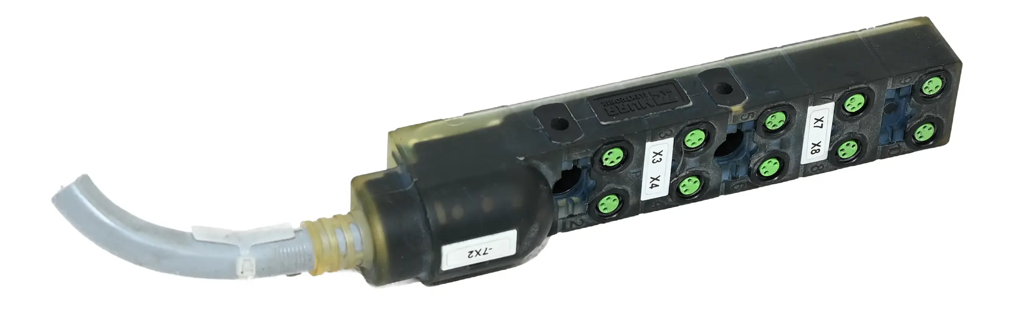 Produktfoto 1 von Murr Elektronik 8000-80110-4111000 MVP8N-AN10V411 Exact8 10xM8 4 Pole Moulded Cable