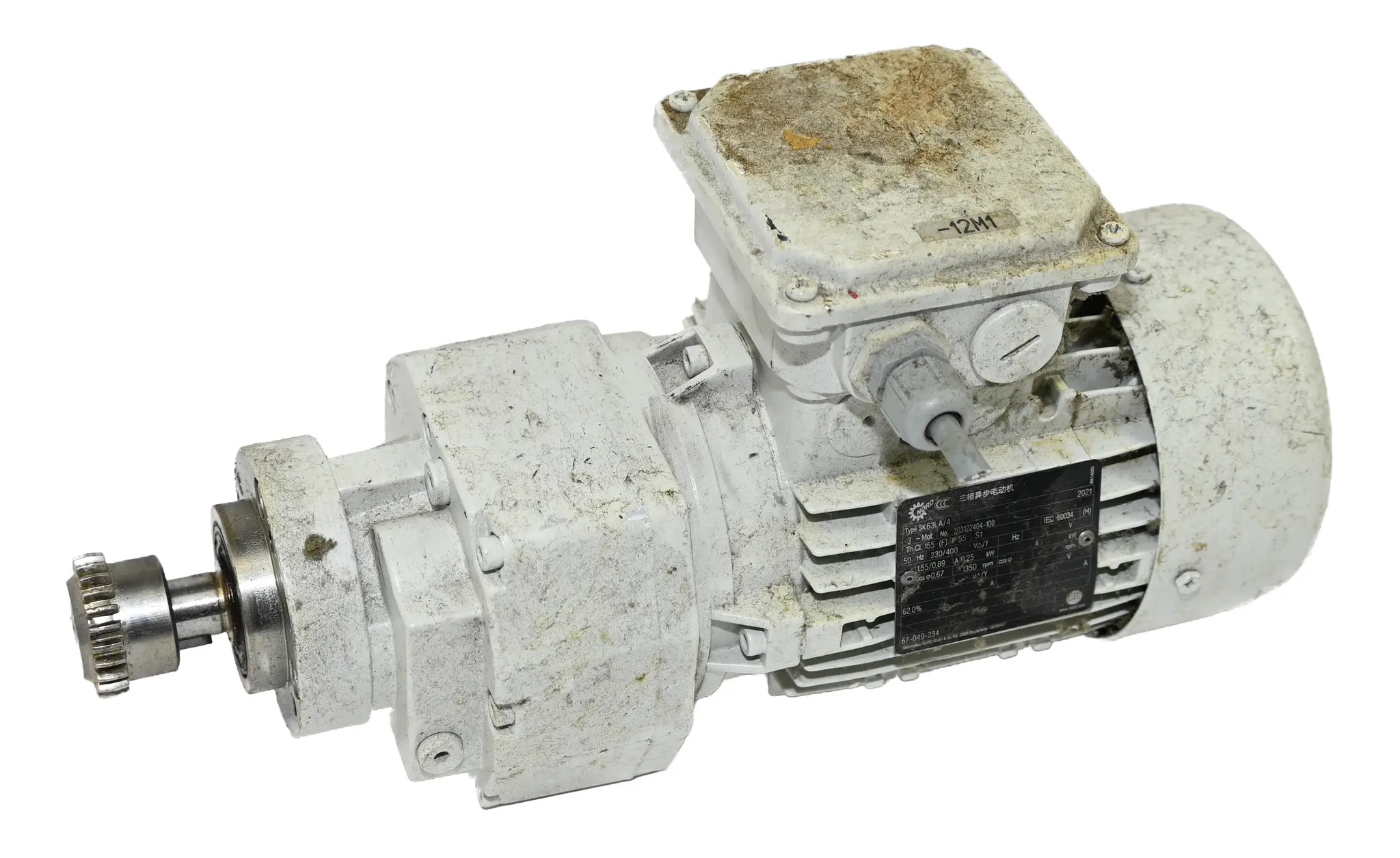 Produktfoto 1 von Nord Drivesystems SK63LA/4 0.25kW 3-Phase Gear Motor