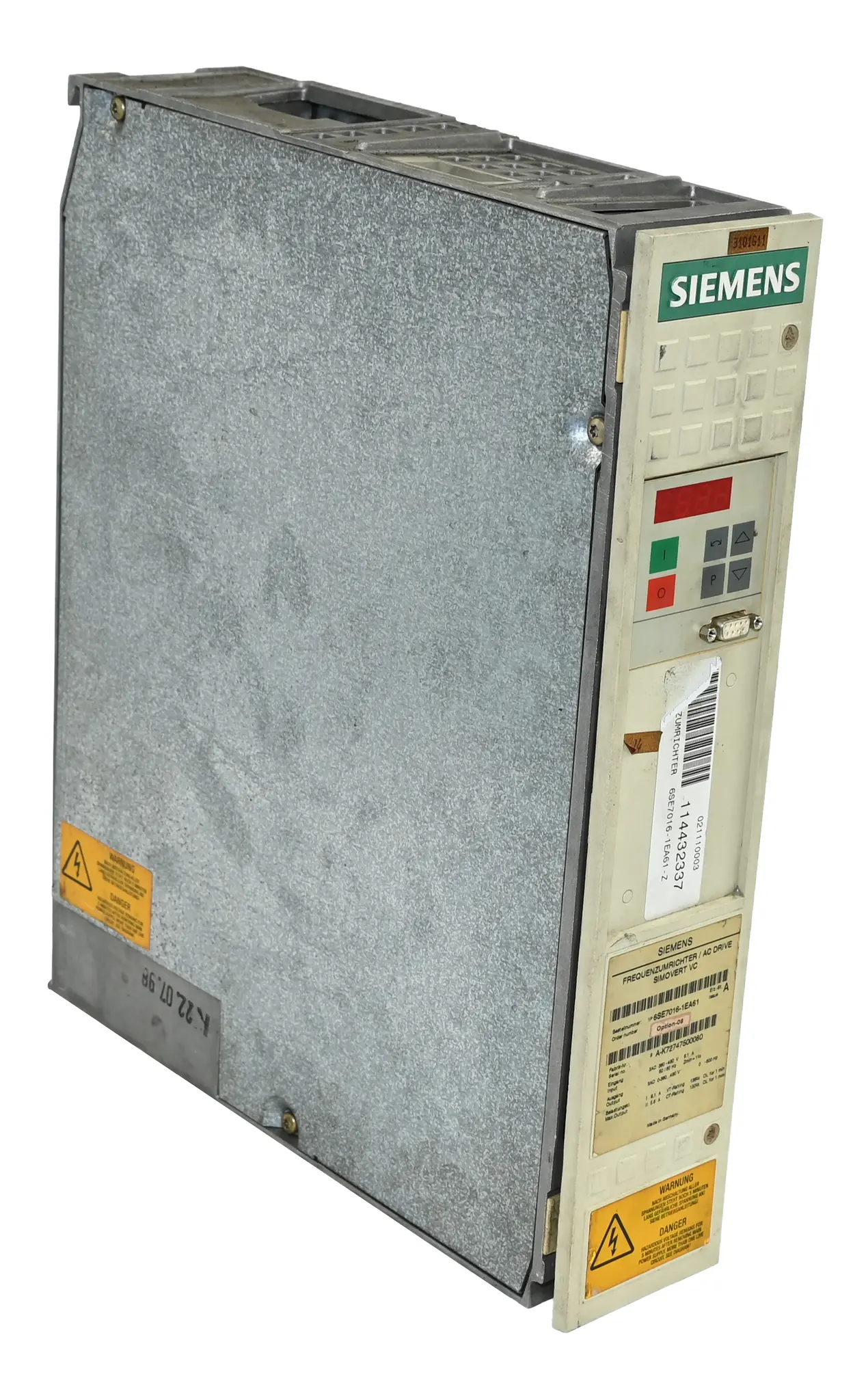 Produktfoto 1 von Siemens 6SE7016-1EA61 Simovert VC 6SE7 016-1EA61 AC Drive