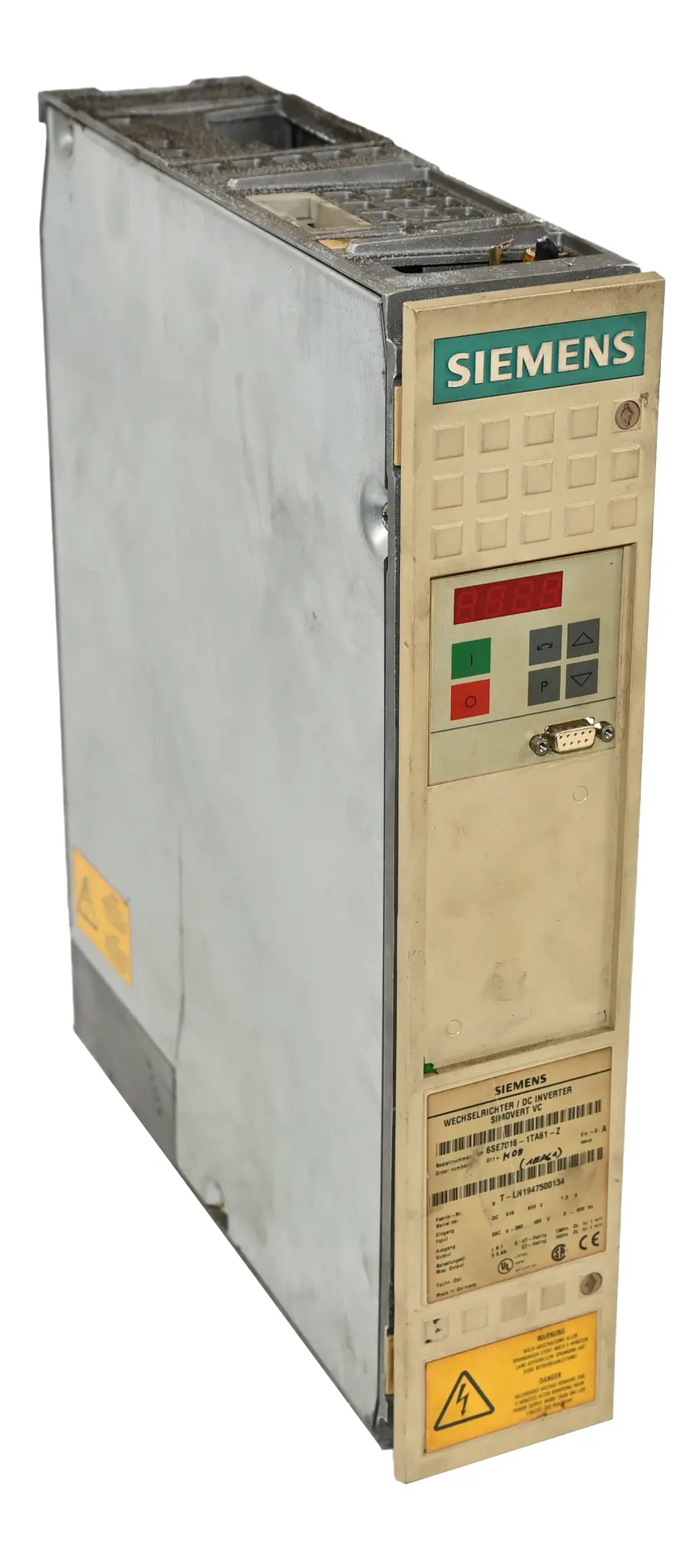 Produktfoto 1 von Siemens 6SE7016-1TA61-Z Simovert VC 6SE7 016-1TA61-Z DC Inverter