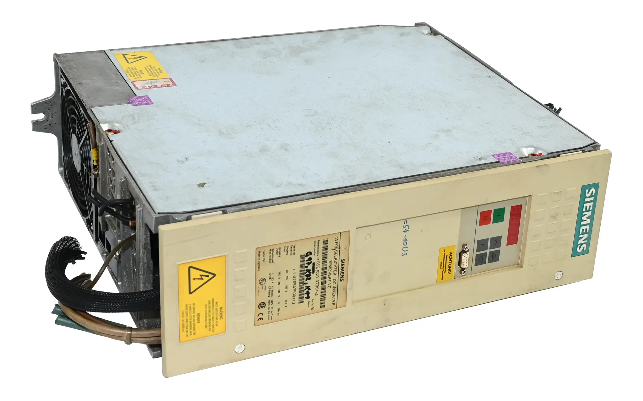 Produktfoto 1 von Siemens 6SE7021-3TB61-Z Simovert VC 6SE7 021-3TB61-Z DC Inverter