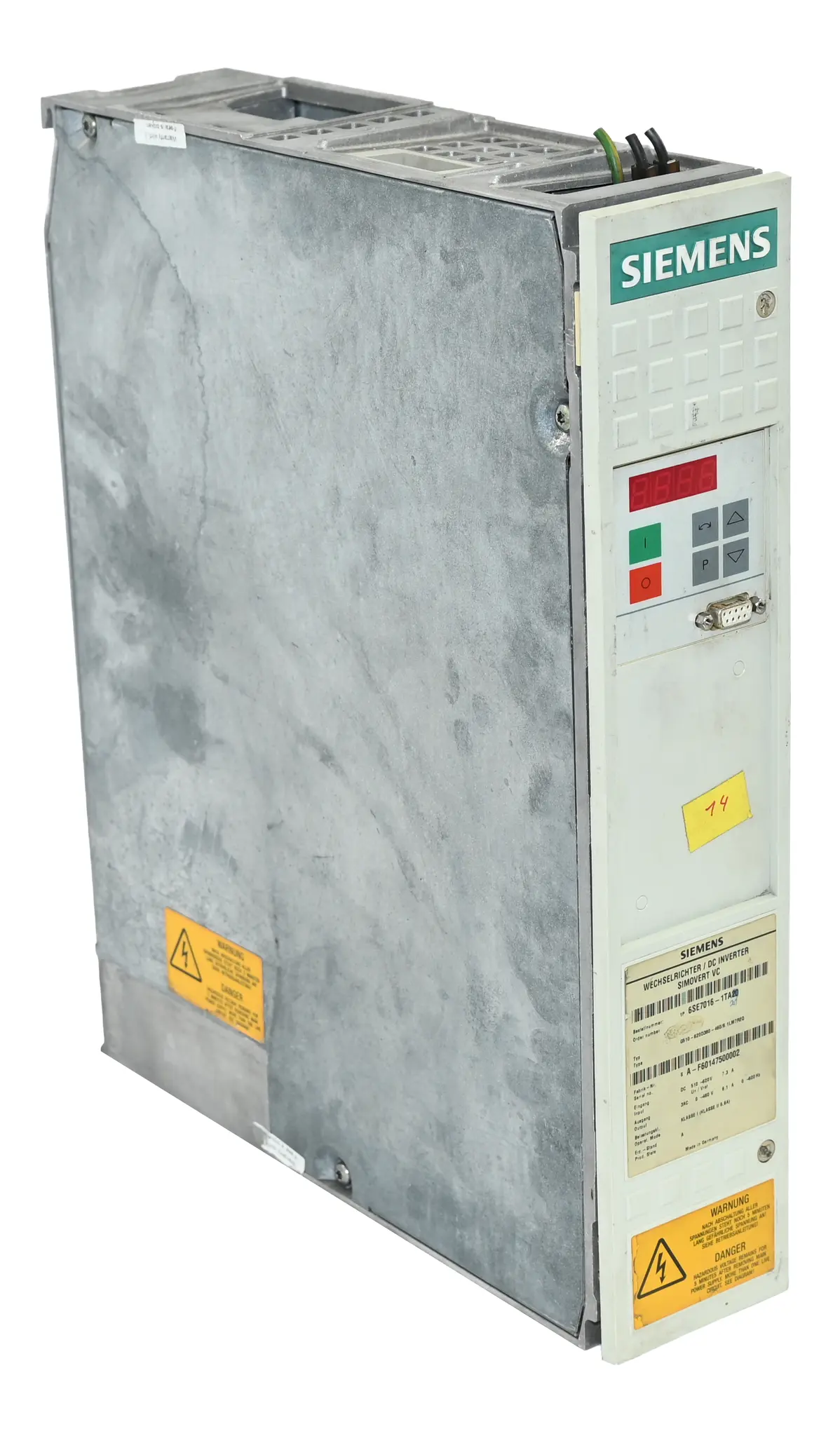 Produktfoto 1 von Siemens 6SE7016-1TA20 Simovert VC6SE7 016-1TA20 DC Inverter