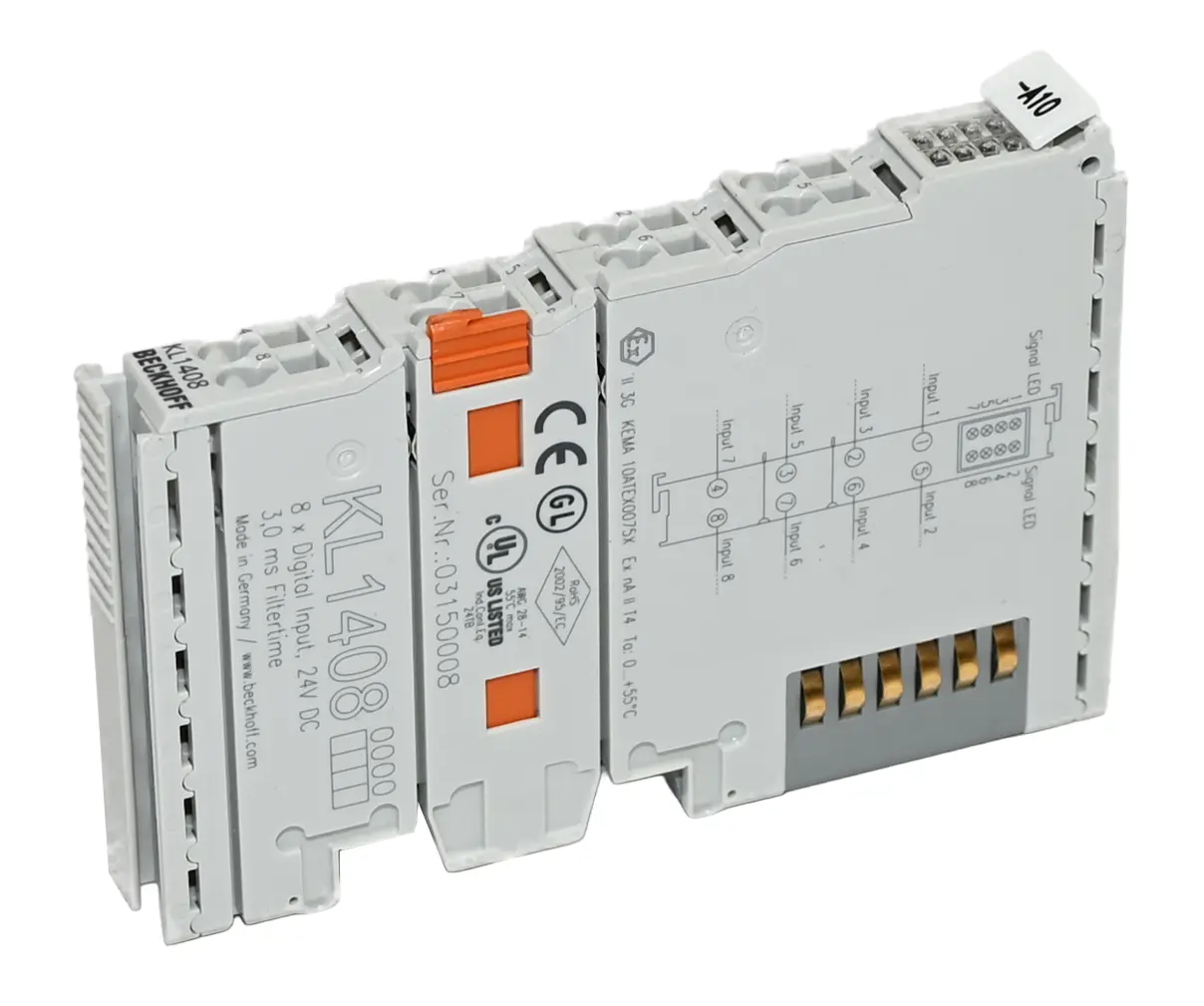 Produktfoto 1 von Beckhoff KL1408 8-Channel Digital Input