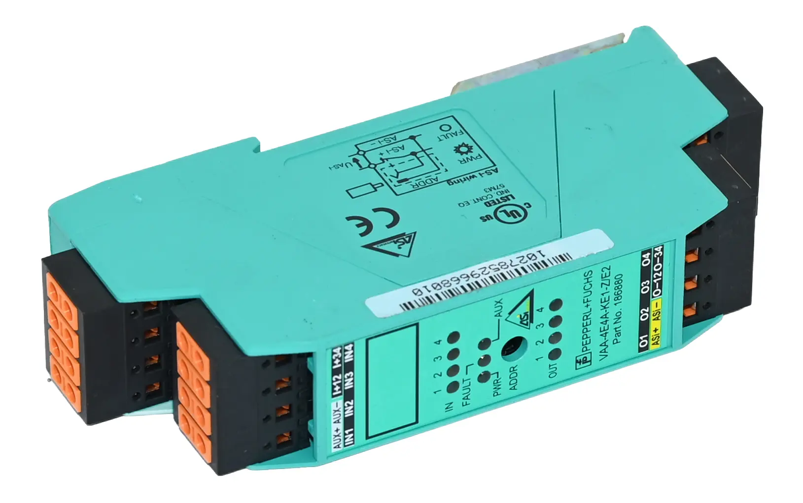 Produktfoto 1 von Pepperl+Fuchs VAA-4E4A-KE1-Z/E2 186880 AS-Interface Module