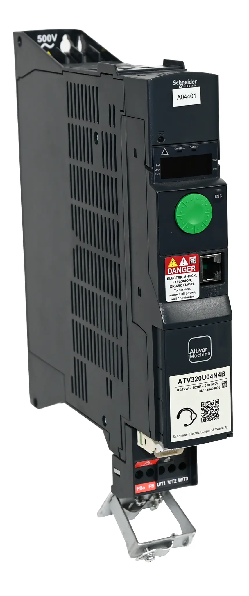 Produktfoto 1 von Schneider ATV320U04N4B Altivar 320 0.37kW Inverter
