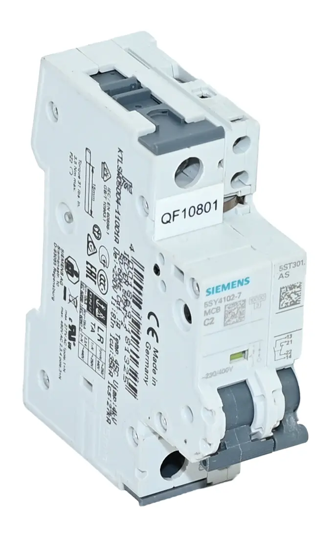 Produktfoto 1 von Siemens 5SY4102-7 Sentron 5SY4 102-7 Miniature Circuit Breaker