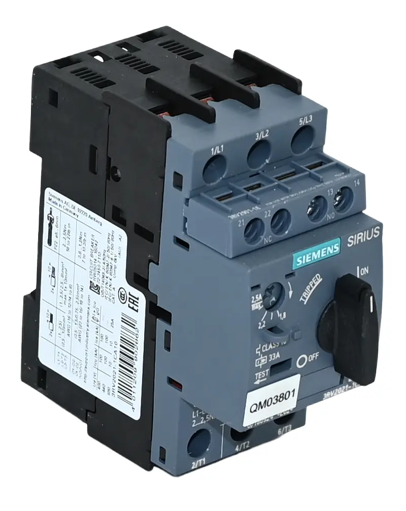 Produktfoto 1 von Siemens 3RV2021-1CA10 Sirius 3RV2 021-1CA10 Circuit Breaker