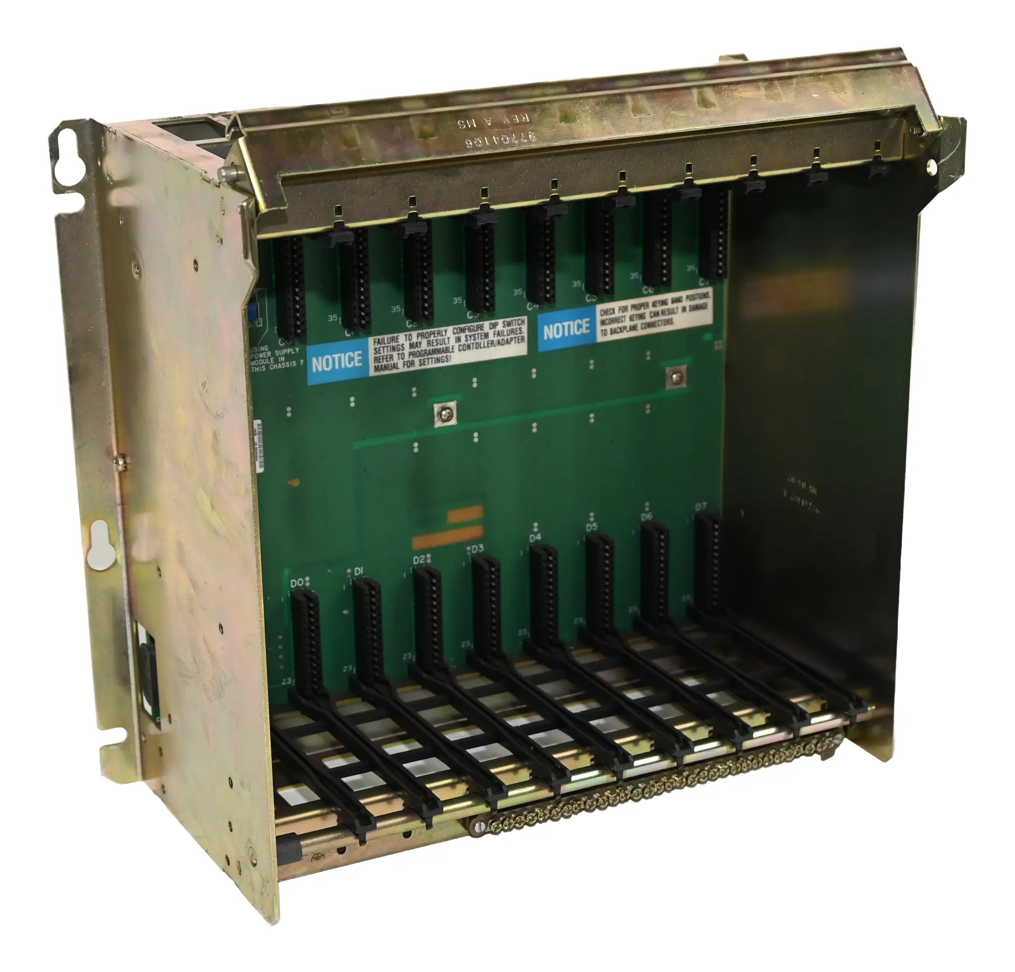 Produktfoto 1 von Allen Bradley 1771-A2B B 8 Slot I/O Chassis