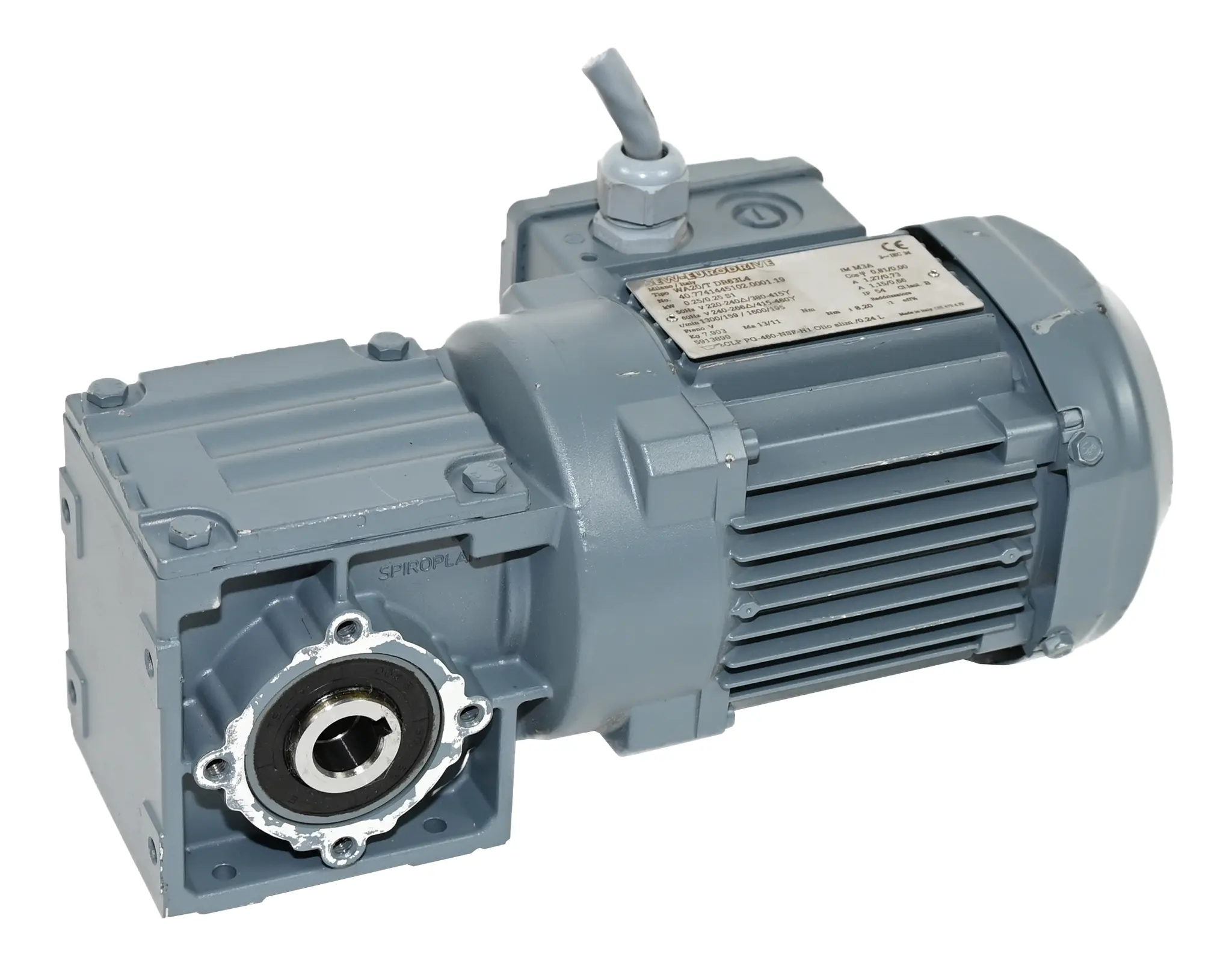 Produktfoto 1 von SEW Eurodrive WA20/T DR63L4 0.25kW Gear Motor