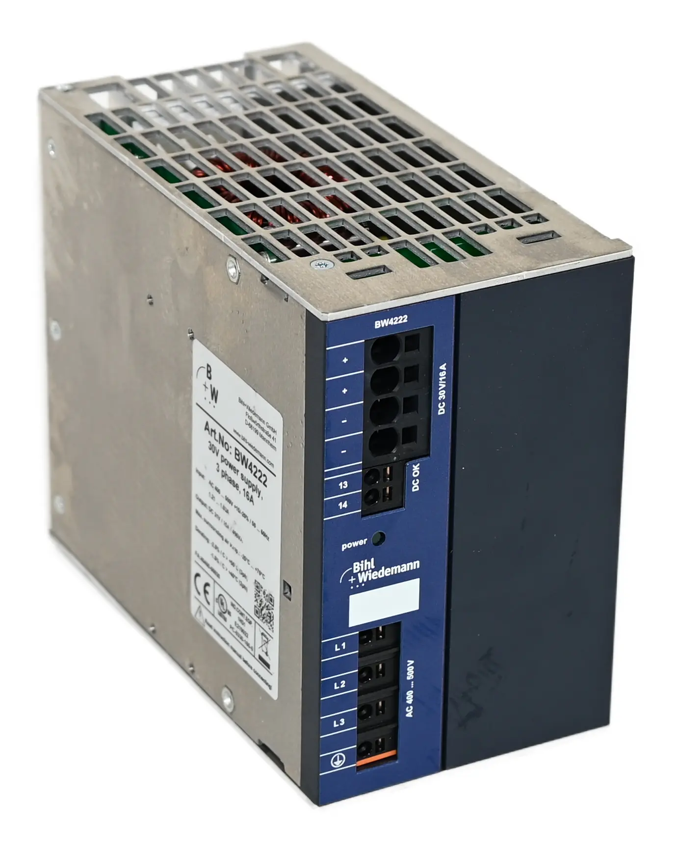 Produktfoto 1 von Bihl+Wiedmann 30V Power Supply BW4222