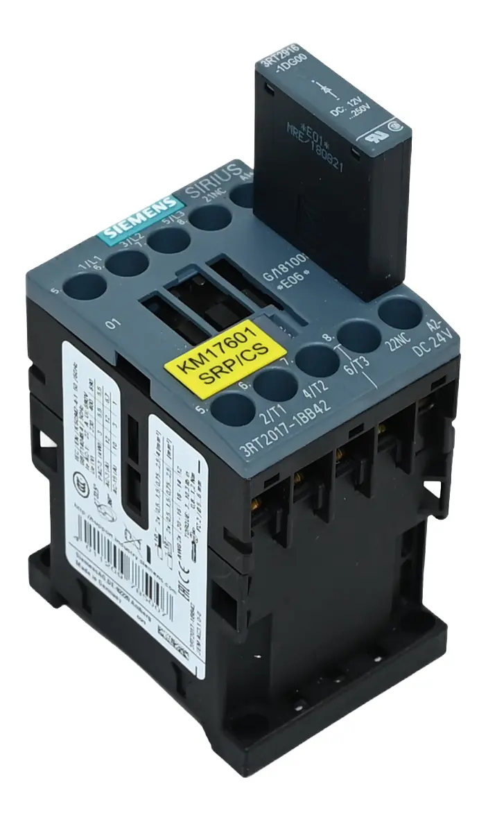 Produktfoto 1 von Siemens 3RT2017-1BB42 Sirius 3RT2 017-1BB42 Power Contactor