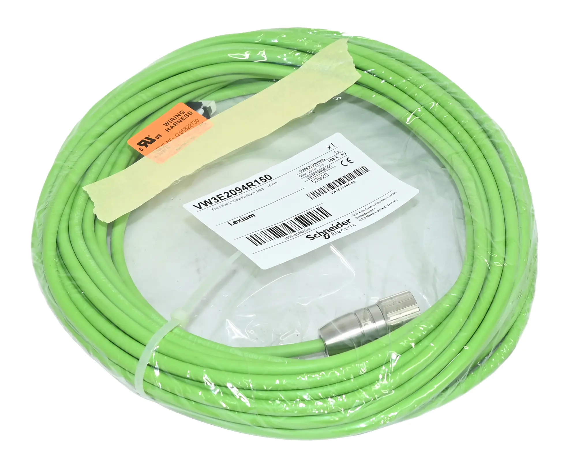 Produktfoto 1 von Schneider VW3E2094R150 Lexium Encoder Cable SH3/MH3 New versiegelt