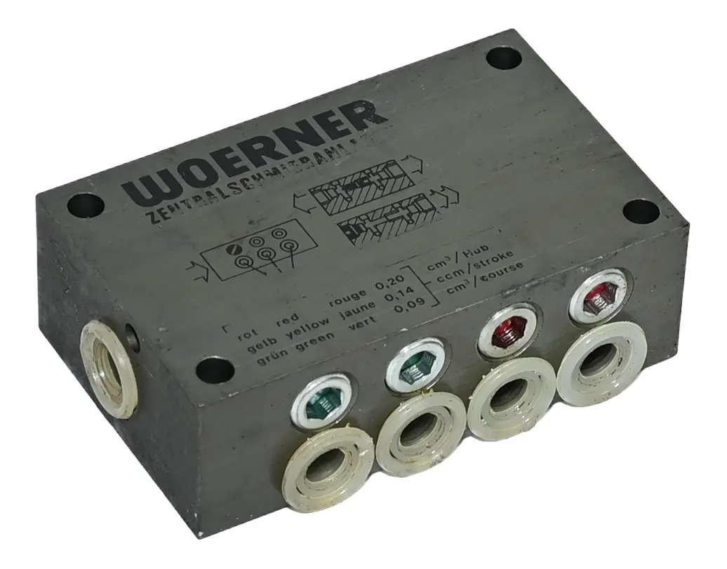 Produktfoto 1 von Woerner VPB-B8/P 806810/2 8-Port Progressive Lubrication Distributor