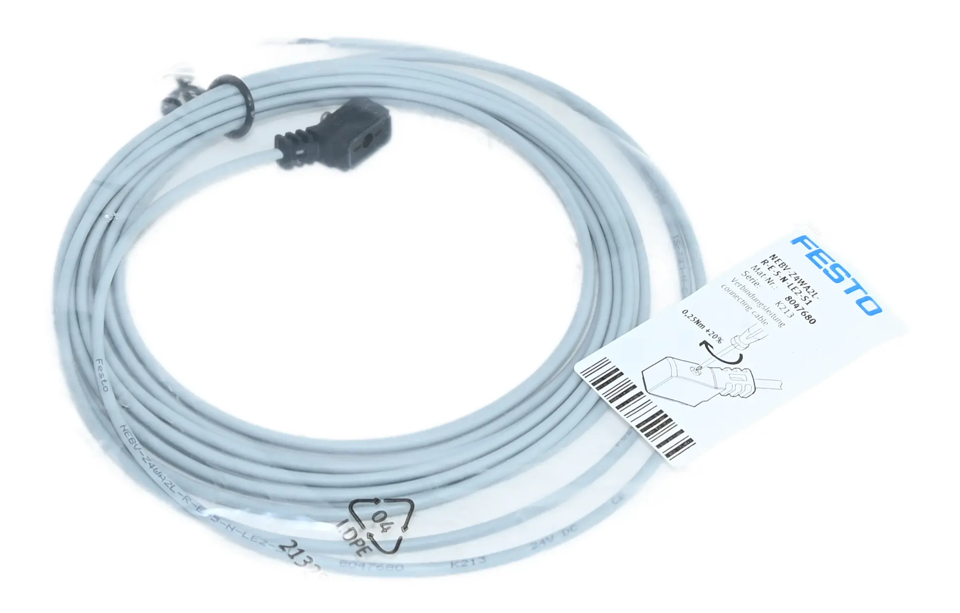 Produktfoto 1 von Festo NEBV-Z4WA2L-R-E-5-N-LE2-S1 8047680 Connecting Cable New sealed