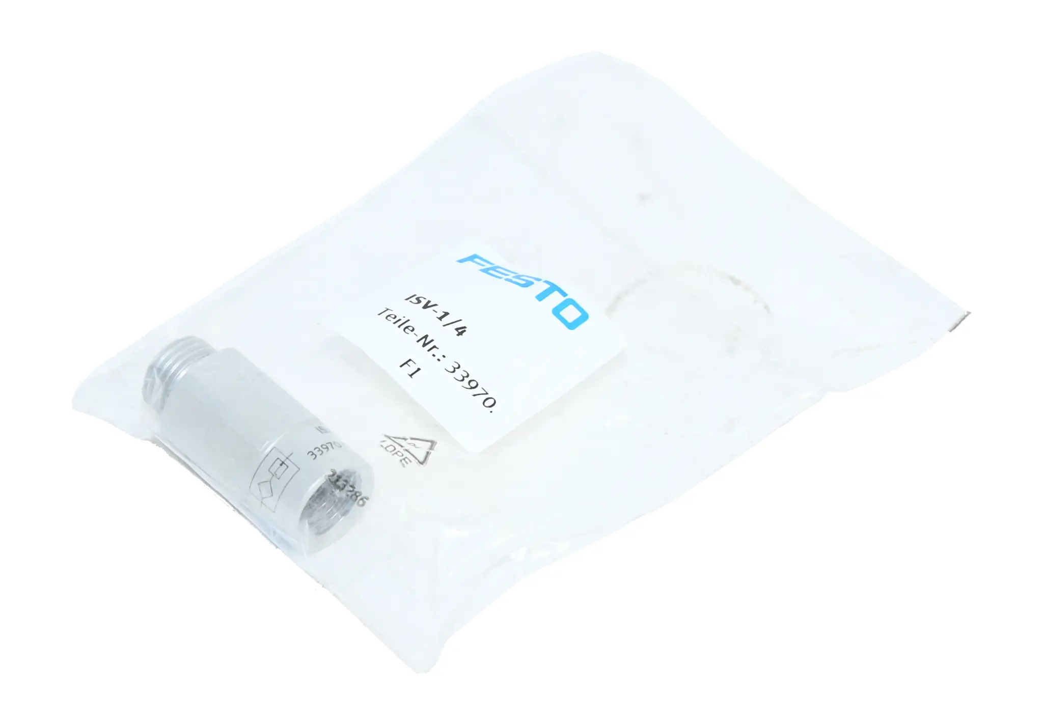 Produktfoto 1 von Festo ISV-1/4 33970 Vacuum Security Valve New sealed