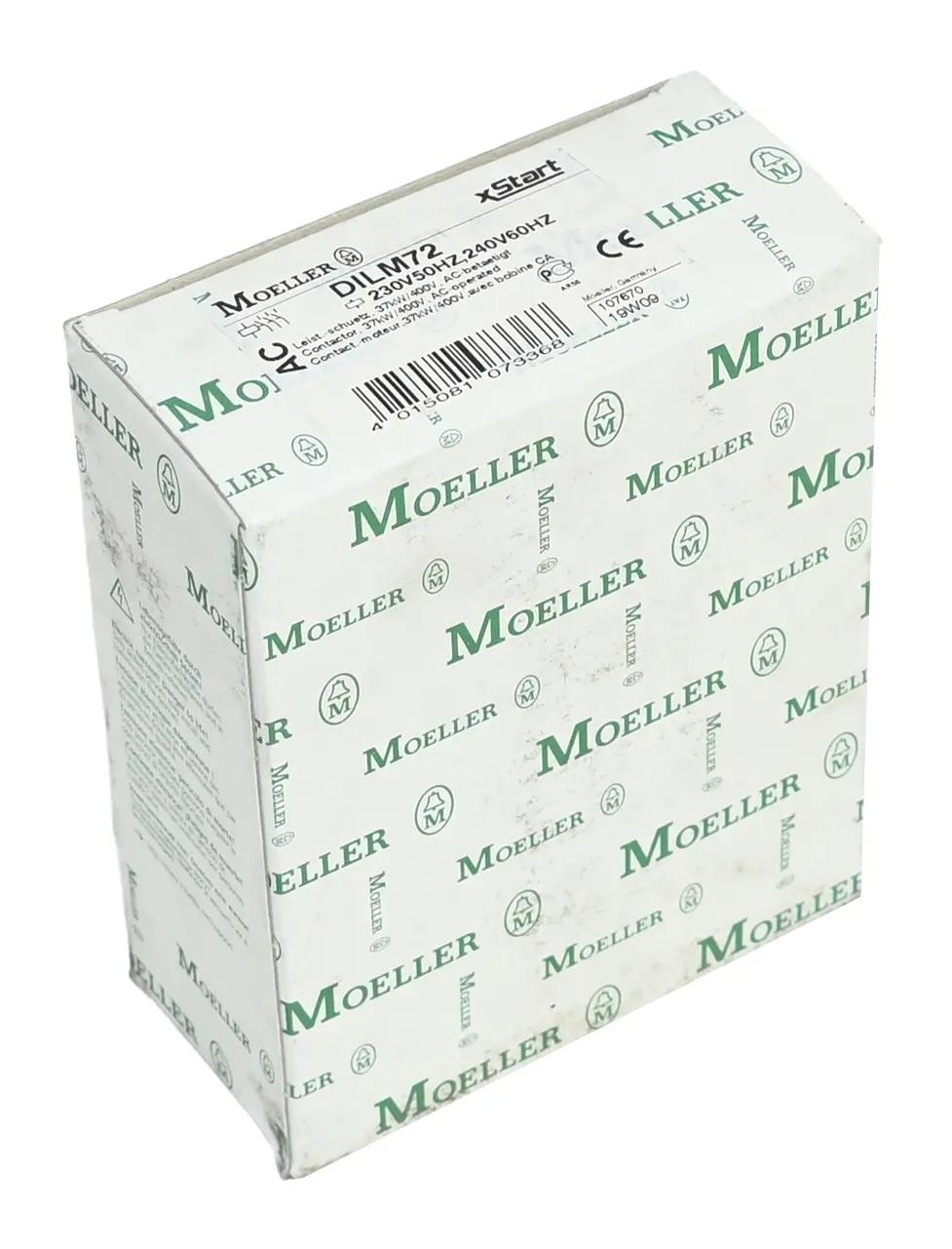 Produktfoto 1 von Moeller 107670 DILM72(230V50HZ,240V60HZ) Power Contactor 72A 37kW New open box