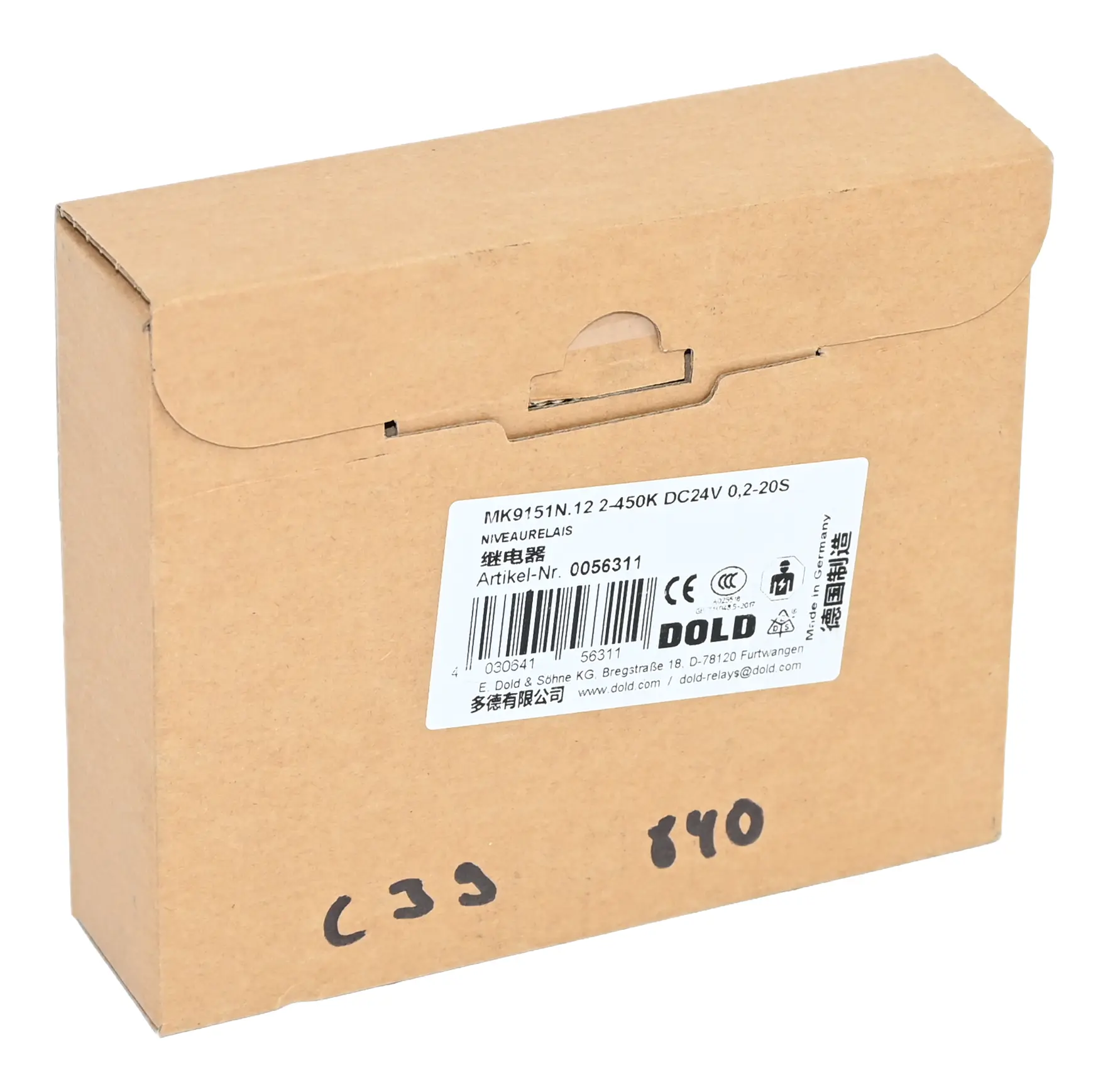Produktfoto 1 von Dold MK9151N.12 2-450K DC24V Level Relay New sealed