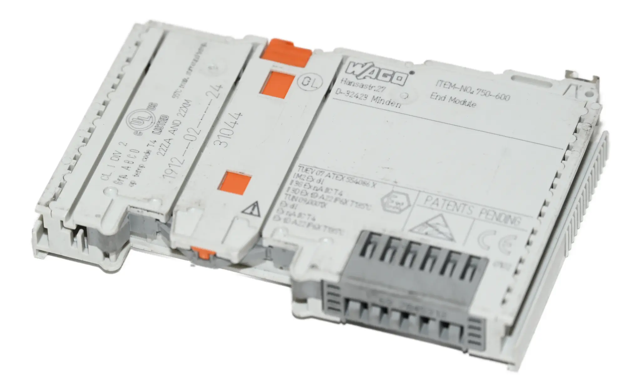 Produktfoto 1 von Wago 750-600 Endmodule