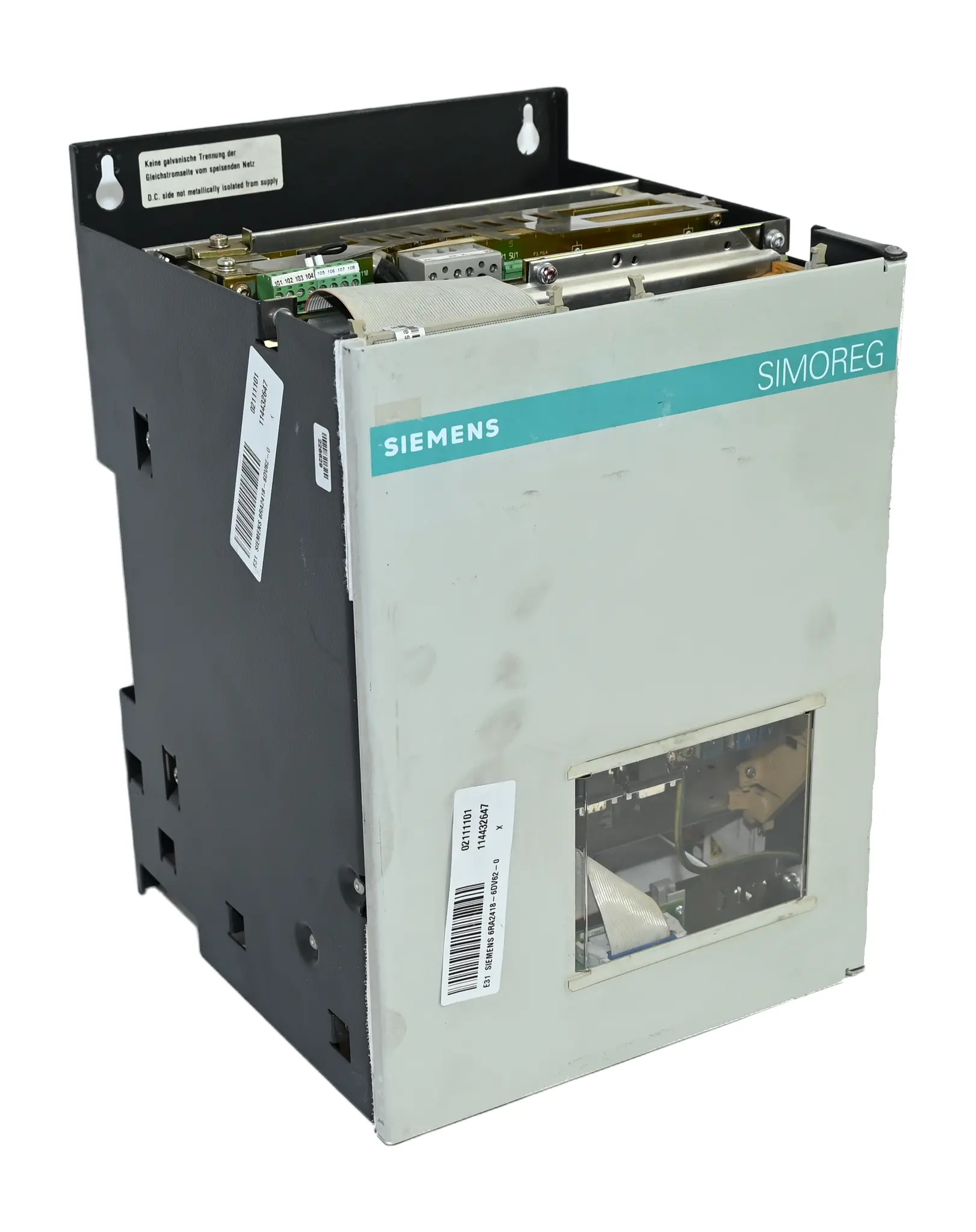 Produktfoto 1 von Siemens 6RA2418-6DV62-0 Simoreg 6RA2 418-6DV62-0 D420/30 Mreg-GeG6V62-4A Frequency Converter