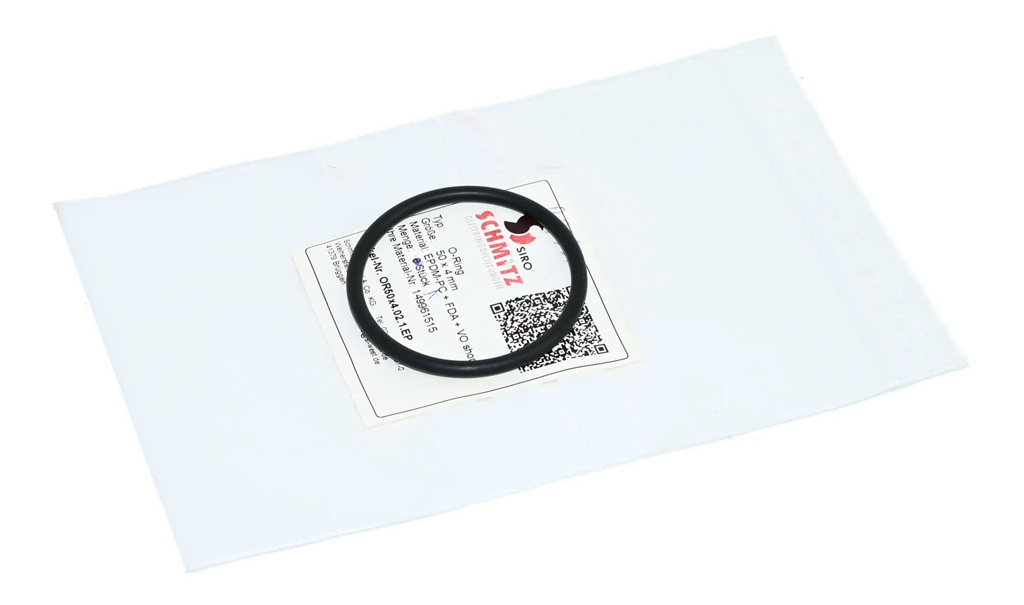 Schmitz OR50x4.02.1.EP O-Ring 50x4mm EPDM FDA 70 Shore New without box