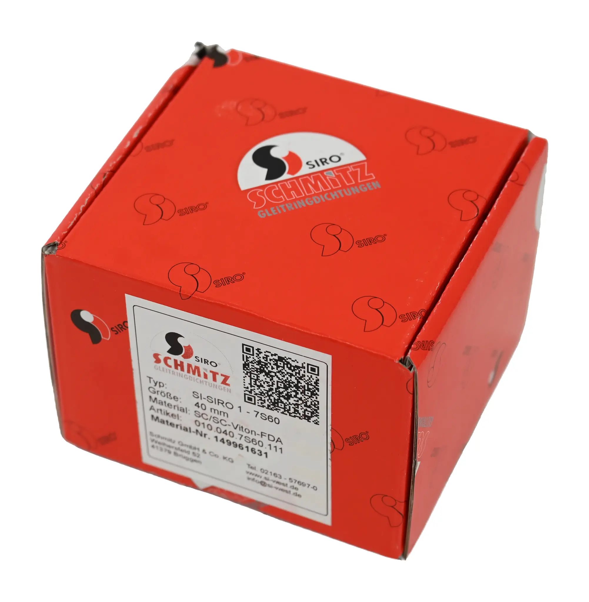 Produktfoto 1 von Schmitz 010.040.7S60.111 SI-SIRO 1-7S60 40mm Seal New sealed