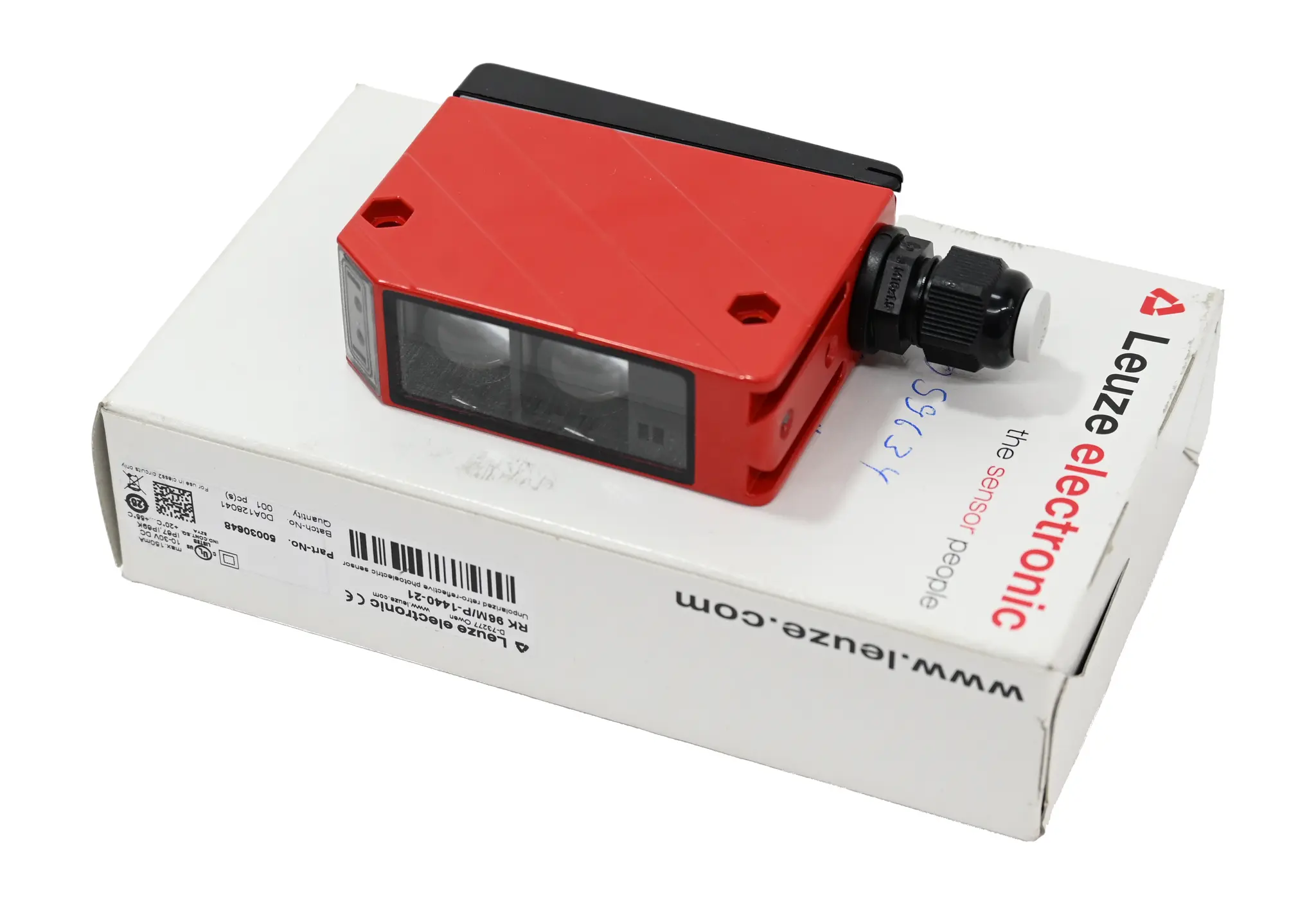 Produktfoto 1 von Leuze RK 96M/P-1440-21 50030648 Unpolarized Retro-Reflective Photoelectric Sensor New open box