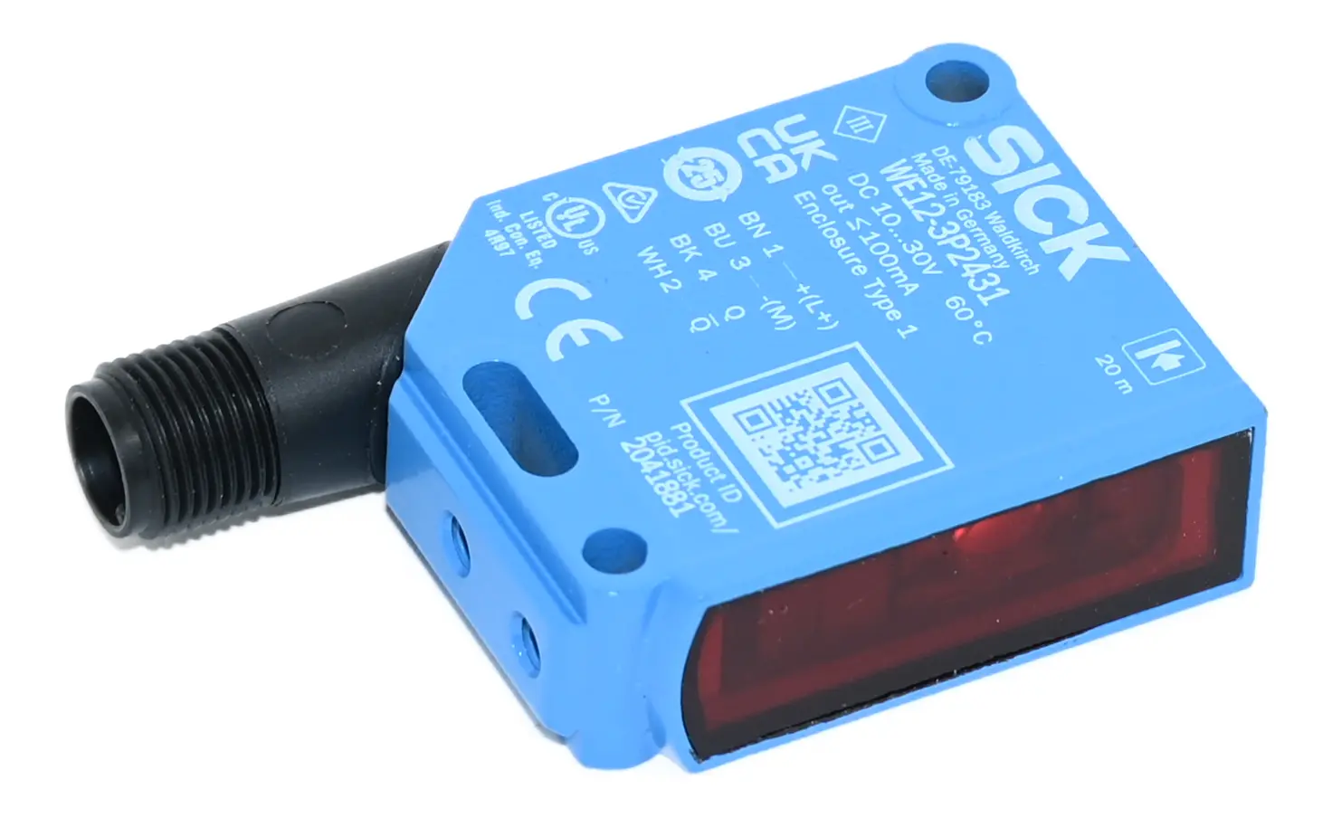 Produktfoto 1 von Sick WE12-3P2431 2041881 Retro-reflective Sensor