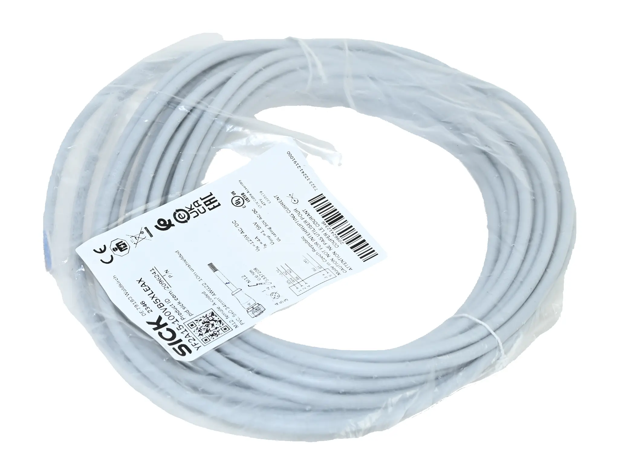 Produktfoto 1 von Sick YF2A15-100VB5XLEAX 2096241 Sensor-actuator Cable M12 New sealed