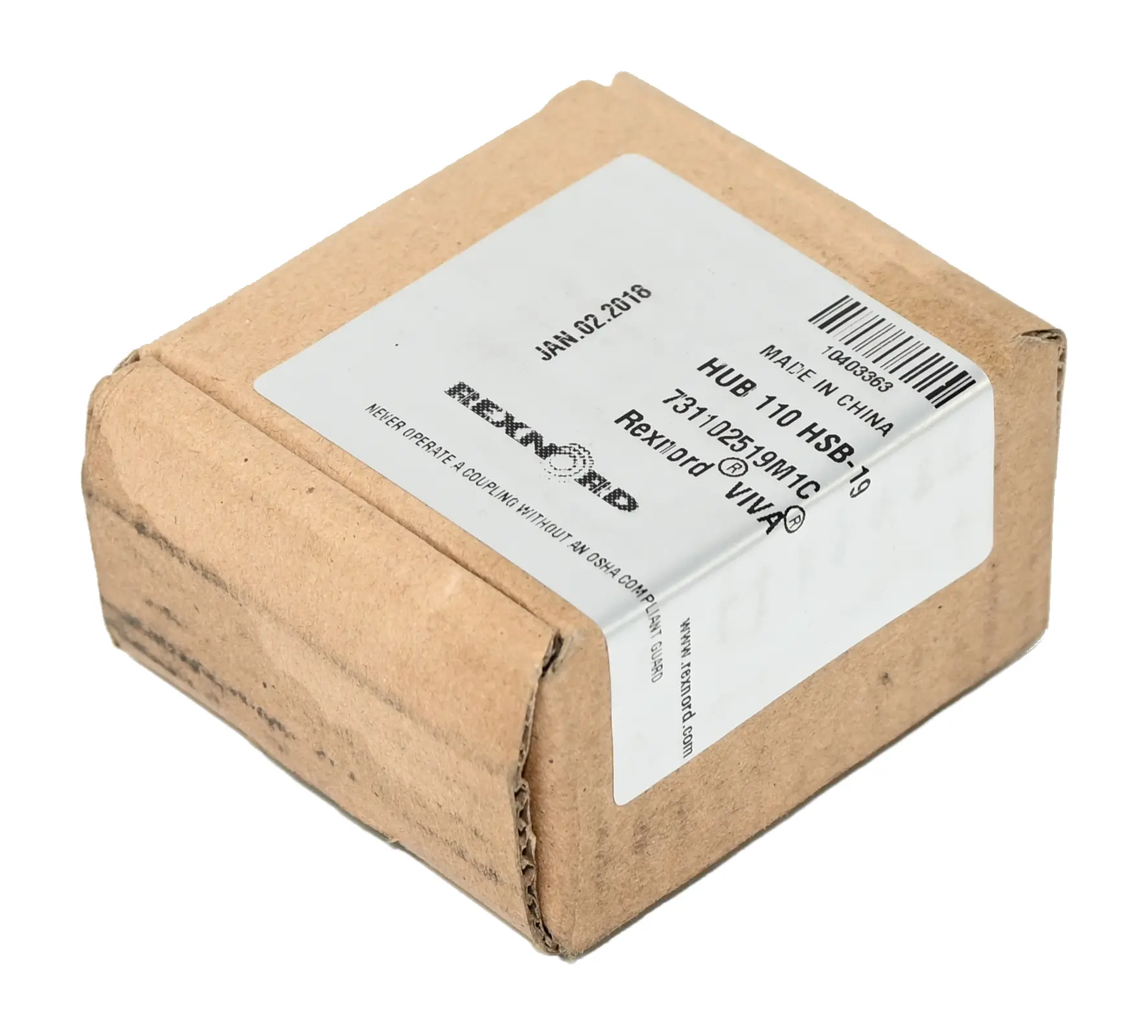 Produktfoto 1 von Rexnord 731102519M1C V110 HSB-19 Coupling Hub 19mm Bore New open box