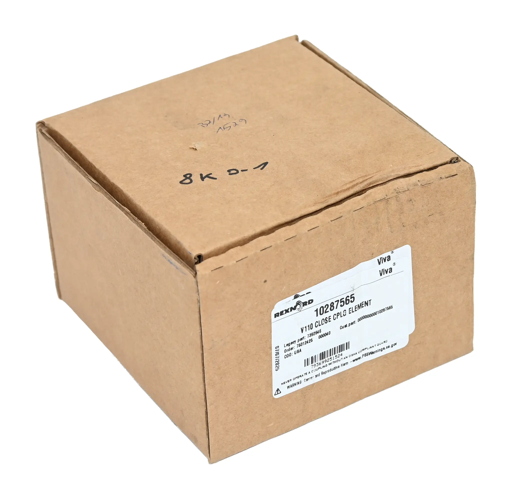 Produktfoto 1 von Rexnord 10287565 7392646 V110 Close Coupling Element 62Nm New open box